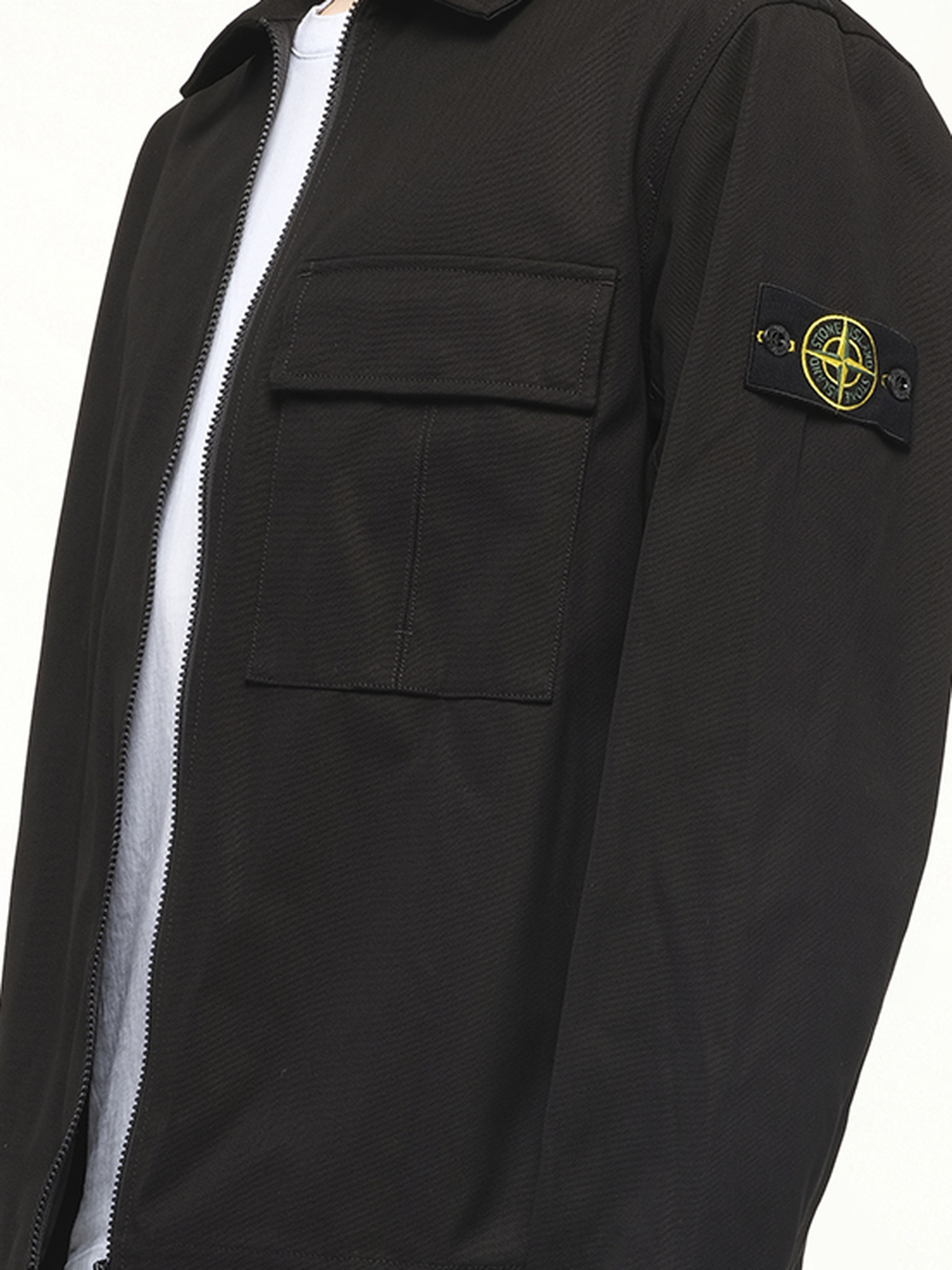 120001 Overshirt in Black - 3