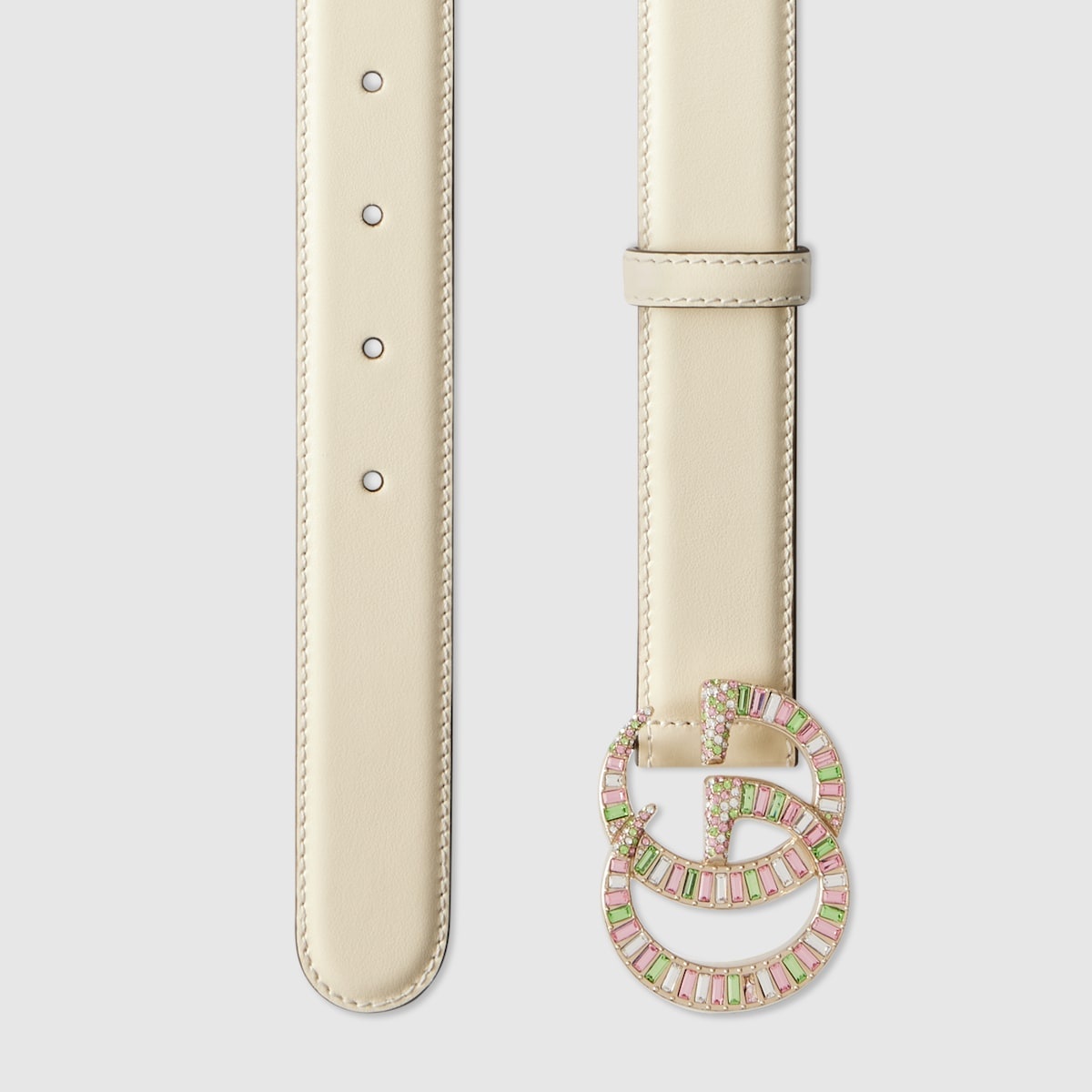 GG Marmont belt with crystal buckle - 2