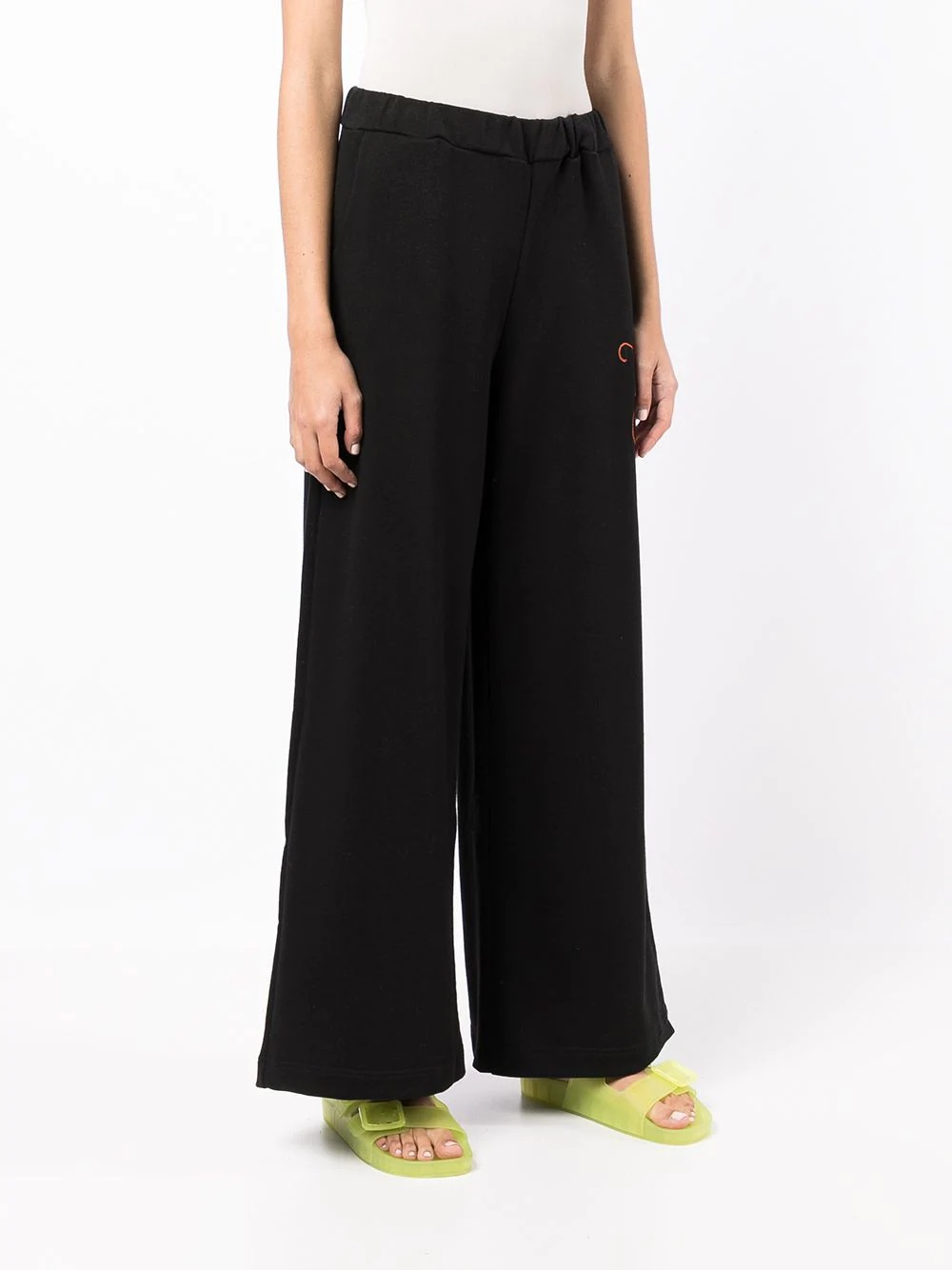 elasticated straight trousers - 3