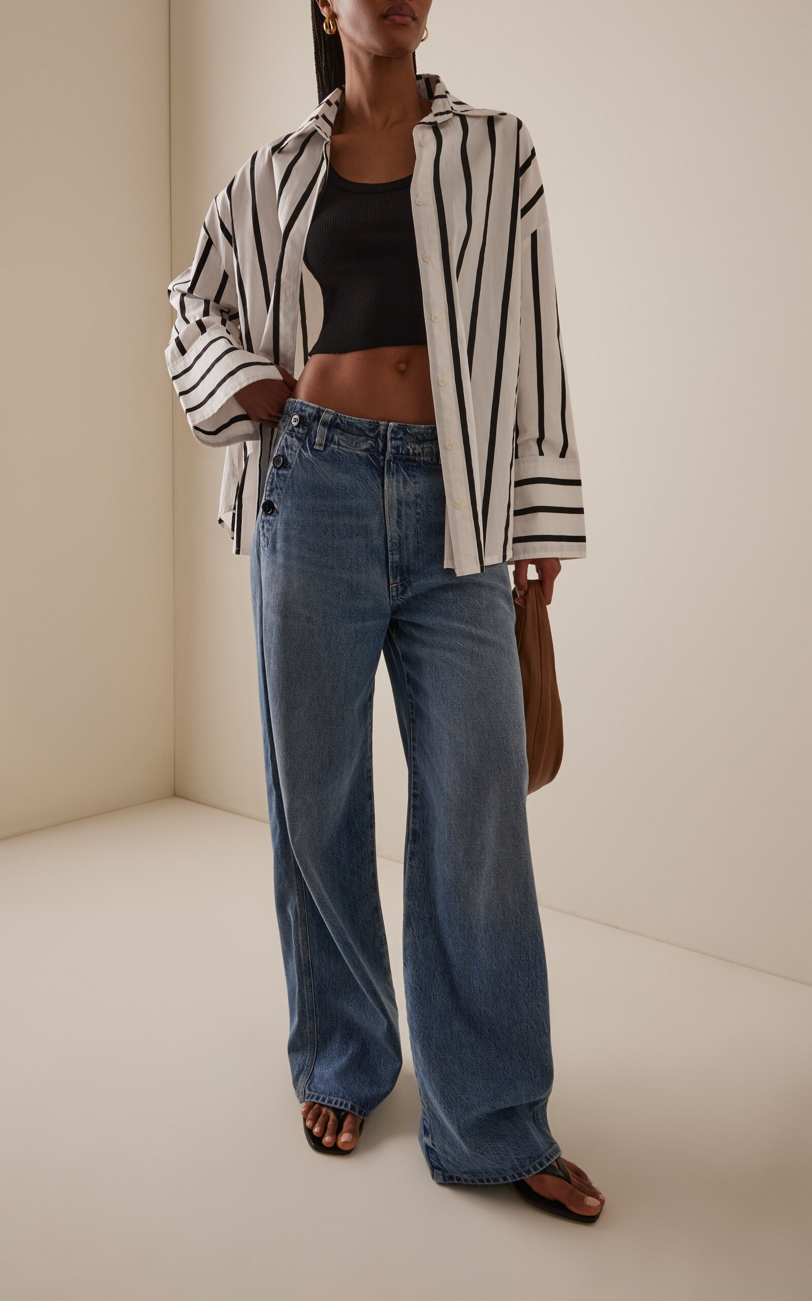 Boardwalk Rigid High-Rise Wide-Leg Jeans medium wash - 2