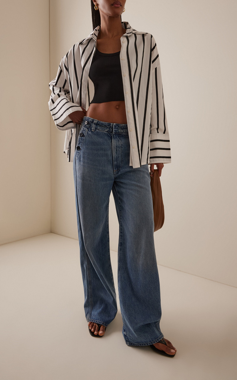 Citizens of Humanity Boardwalk Rigid High-Rise Wide-Leg Jeans medium wash outlook