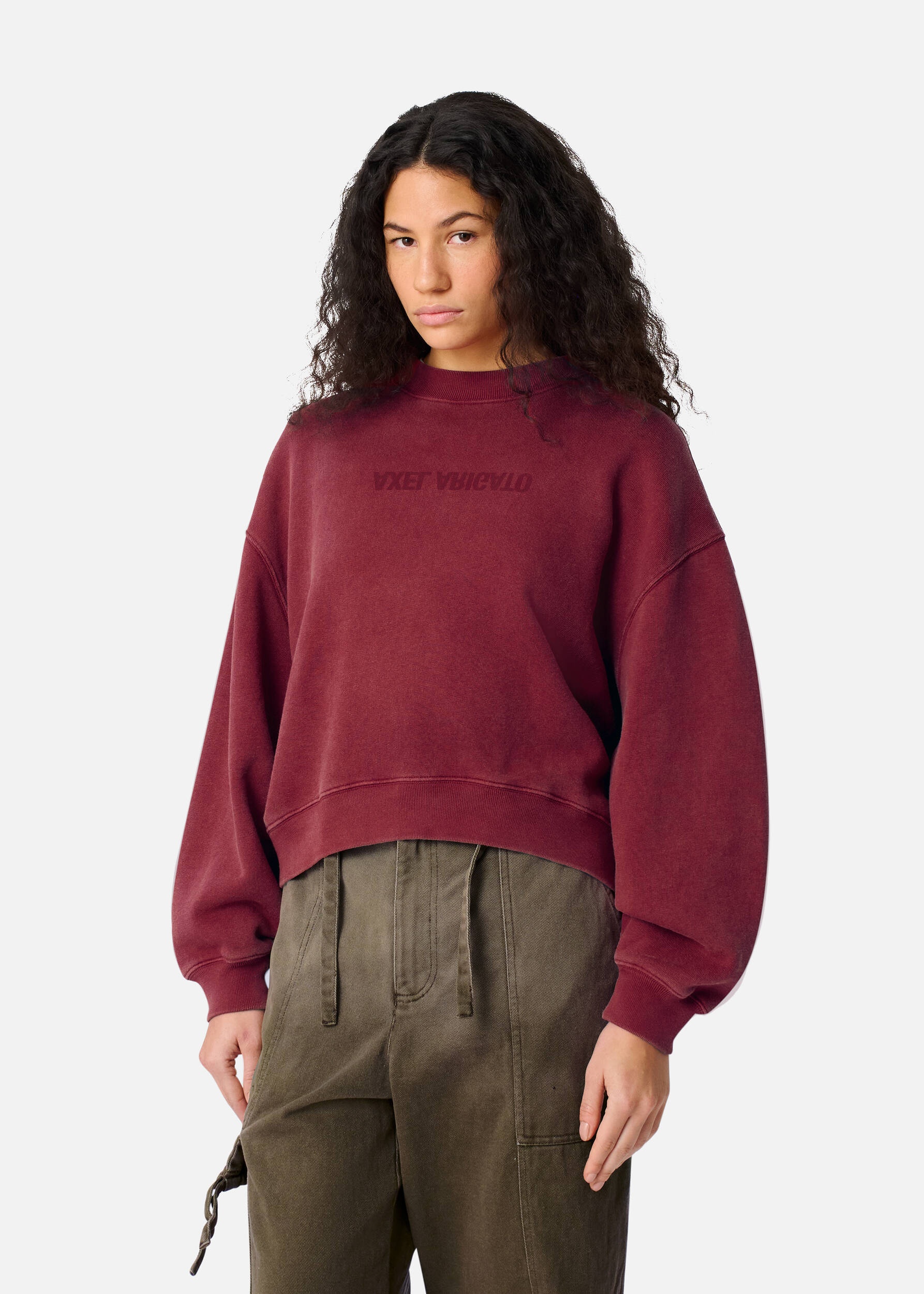 Distort Washed Sweatshirt - 2