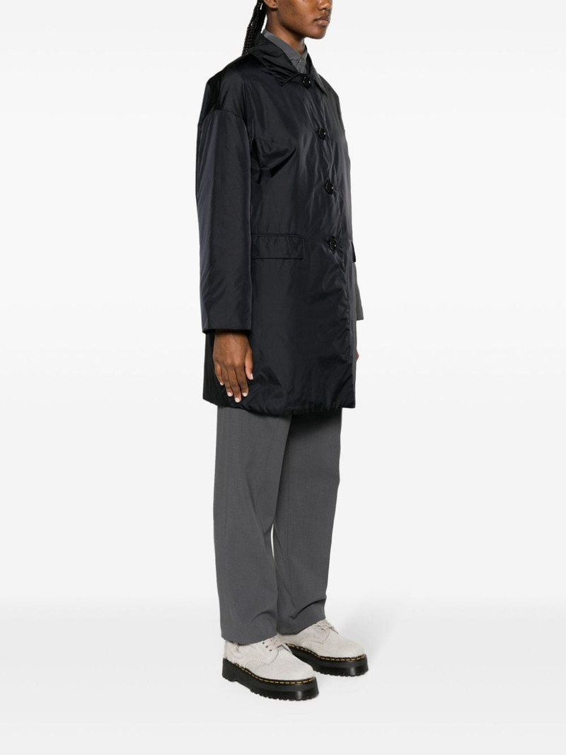 buttoned-up padded trench coat 3