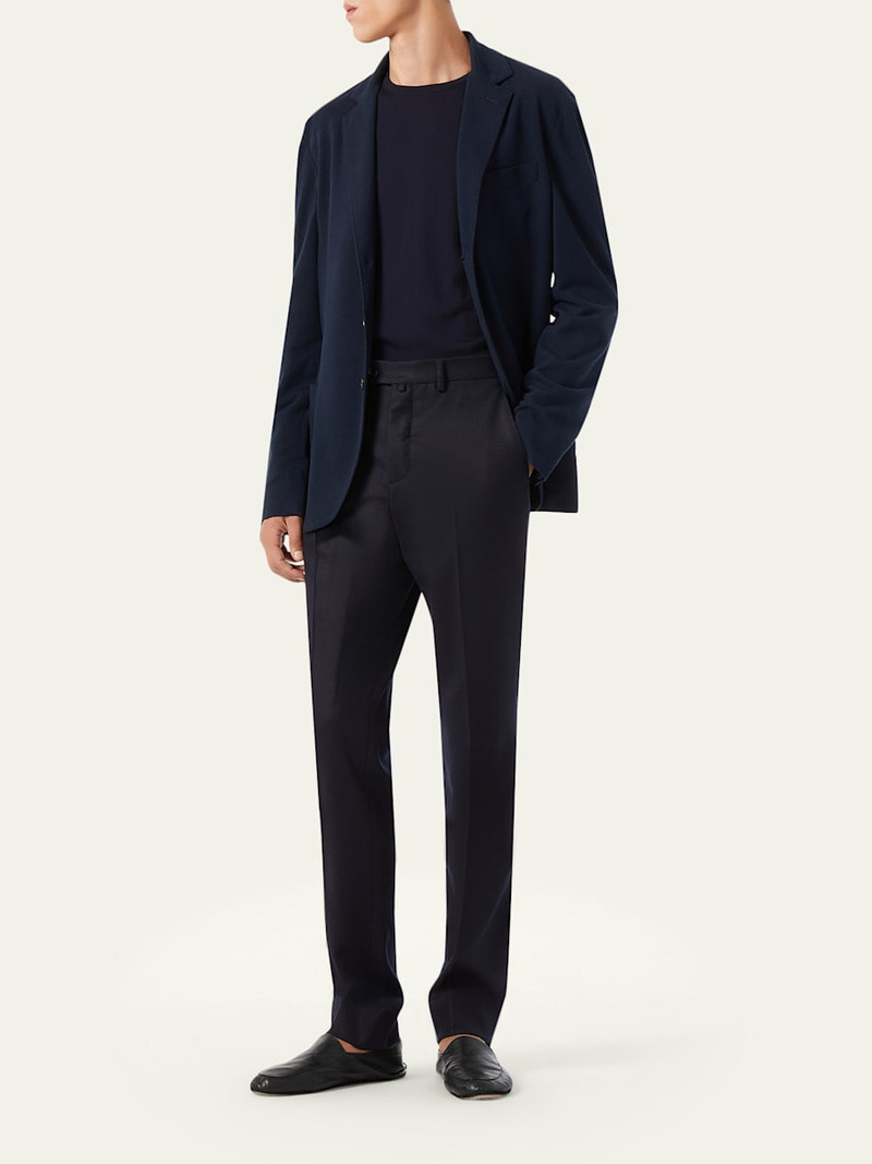 Loro Piana Men's Pique Single-Breasted Sweater Jacket outlook