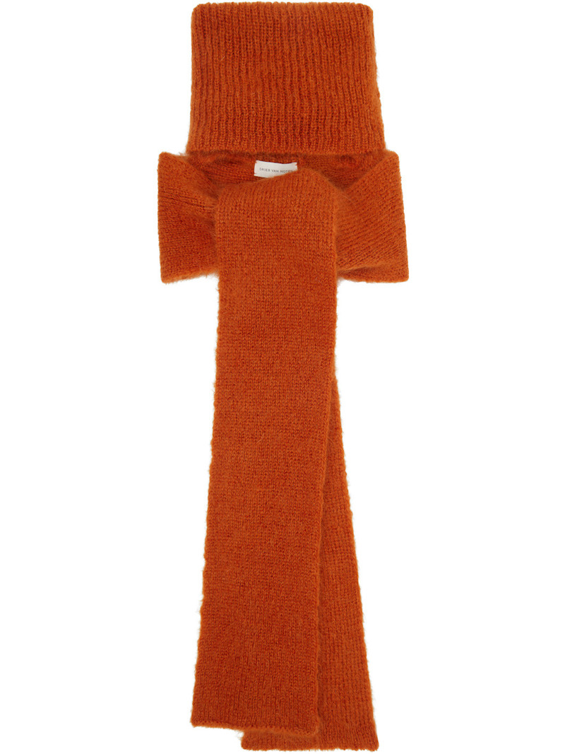 Orange Techno Scarf 1
