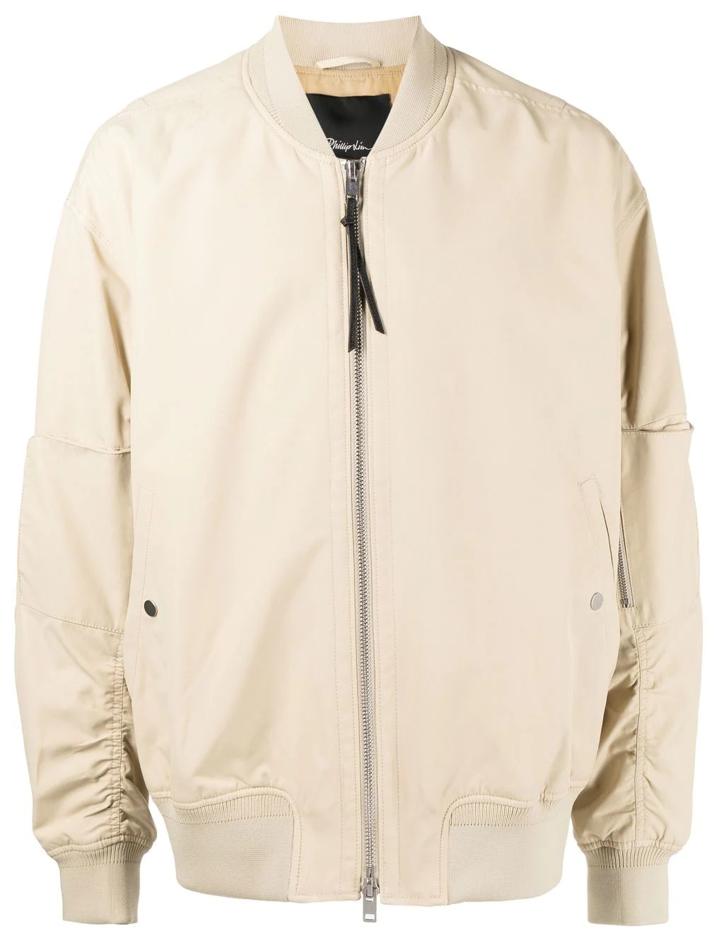 zip-front bomber jacket - 1