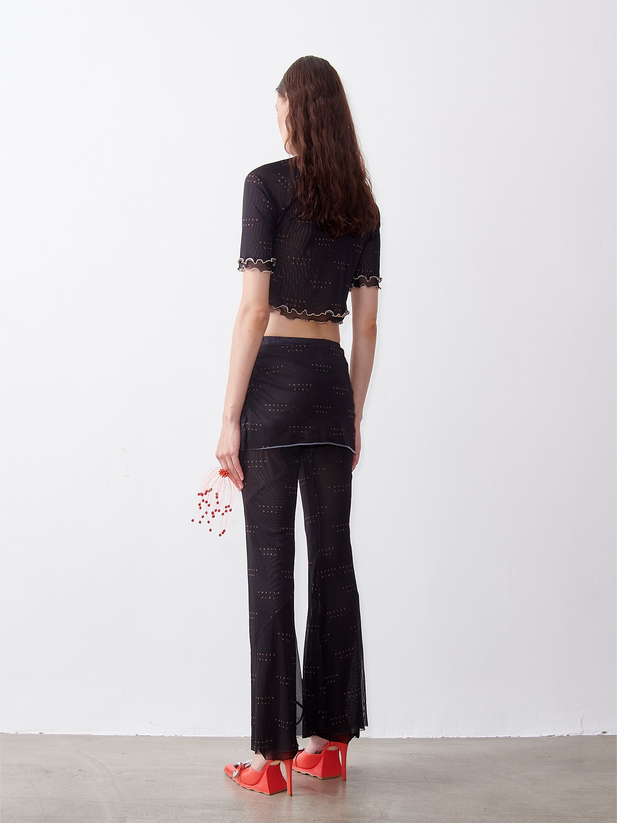 PEBBLES PANTS BLACK LOGO - 4