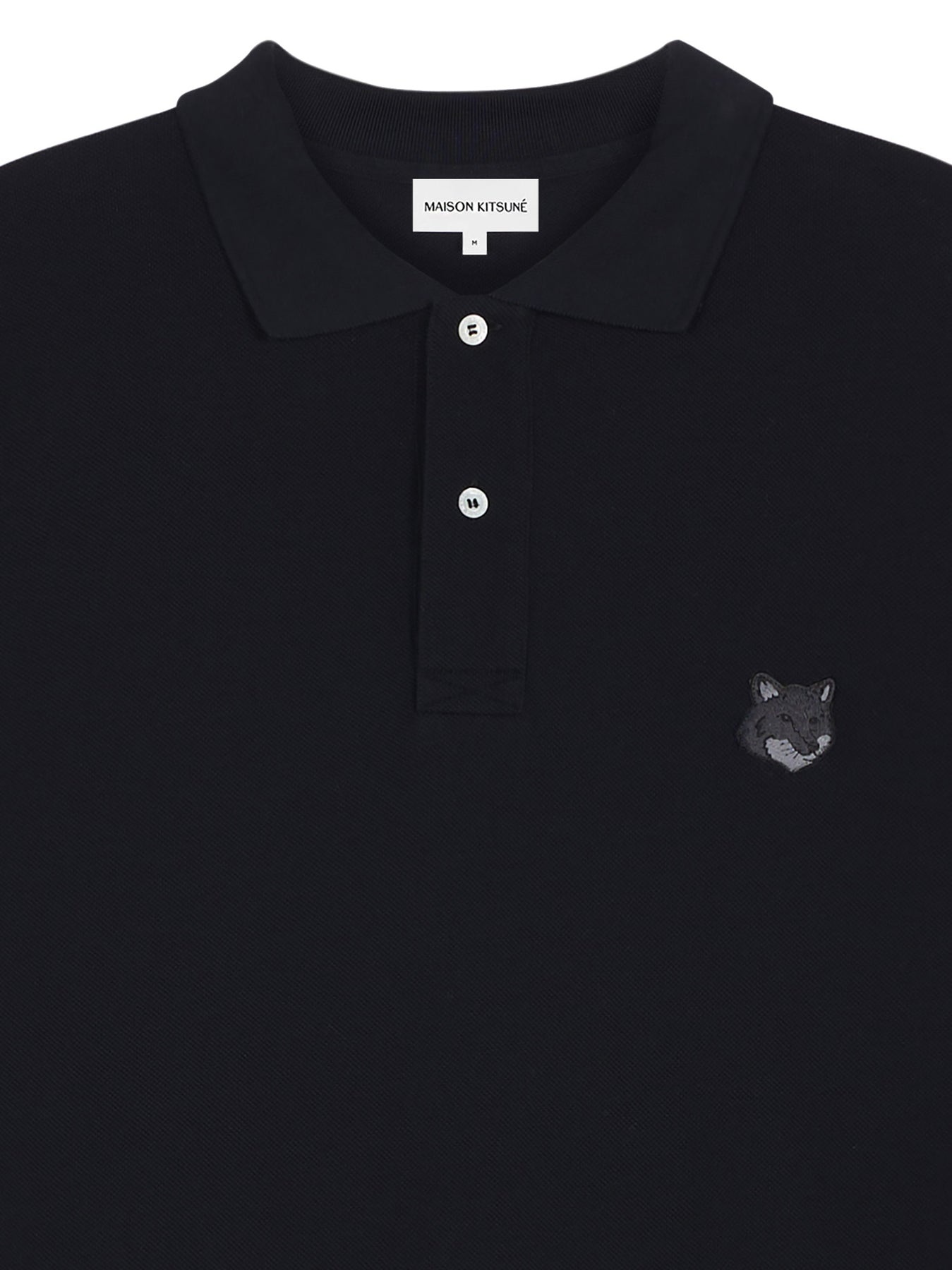 Cotton polo shirt with frontal Fox patch - 3