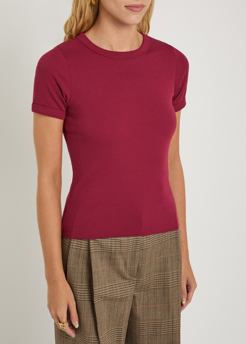 FLORE FLORE Flore Flore Car Cotton T-shirt outlook