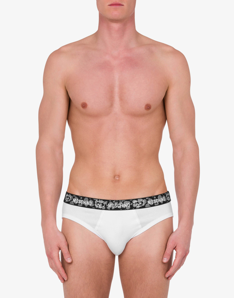 Moschino TEDDY LEO ELASTIC BAND BRIEFS outlook