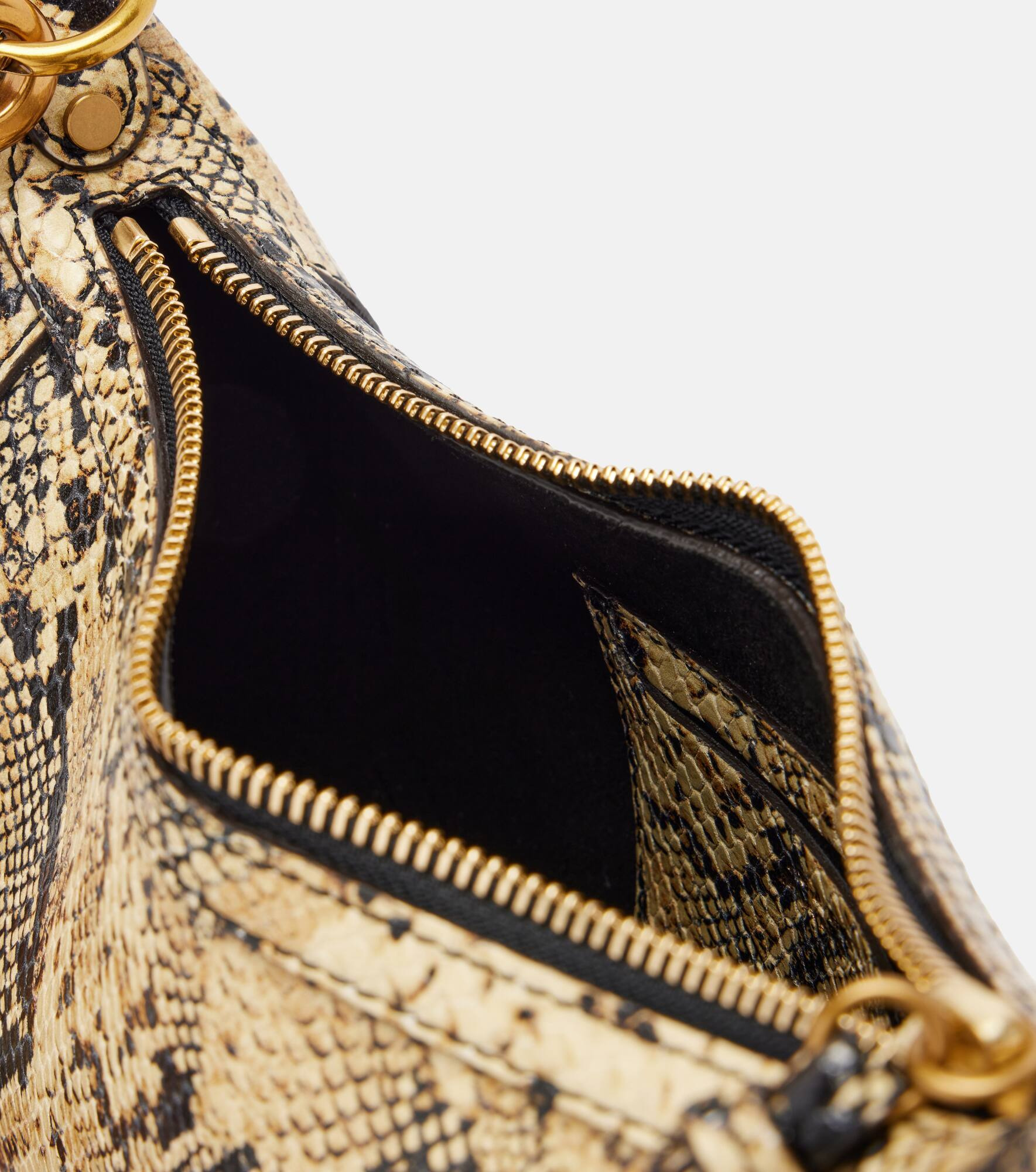Oskan Moon snake-effect leather shoulder bag - 3