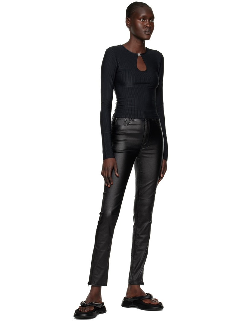 Ksubi Black Charmed Keyhole Long Sleeve T-Shirt outlook