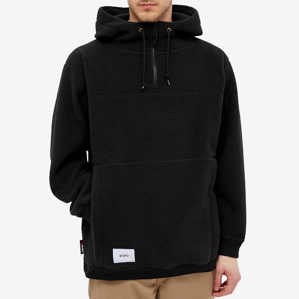 WTAPS Pine Cone Fleece Quarter Zip Hoody - 4