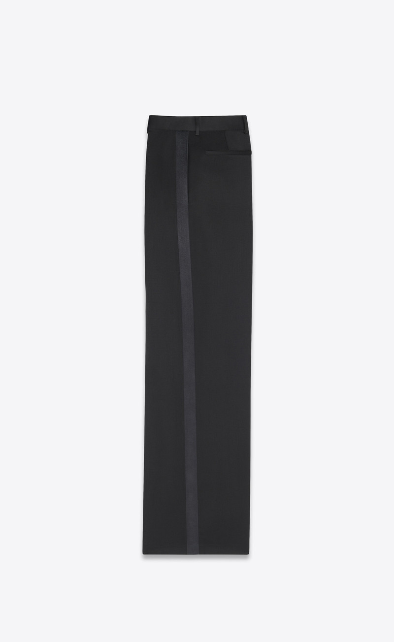 wide-leg tuxedo pants in wool 3