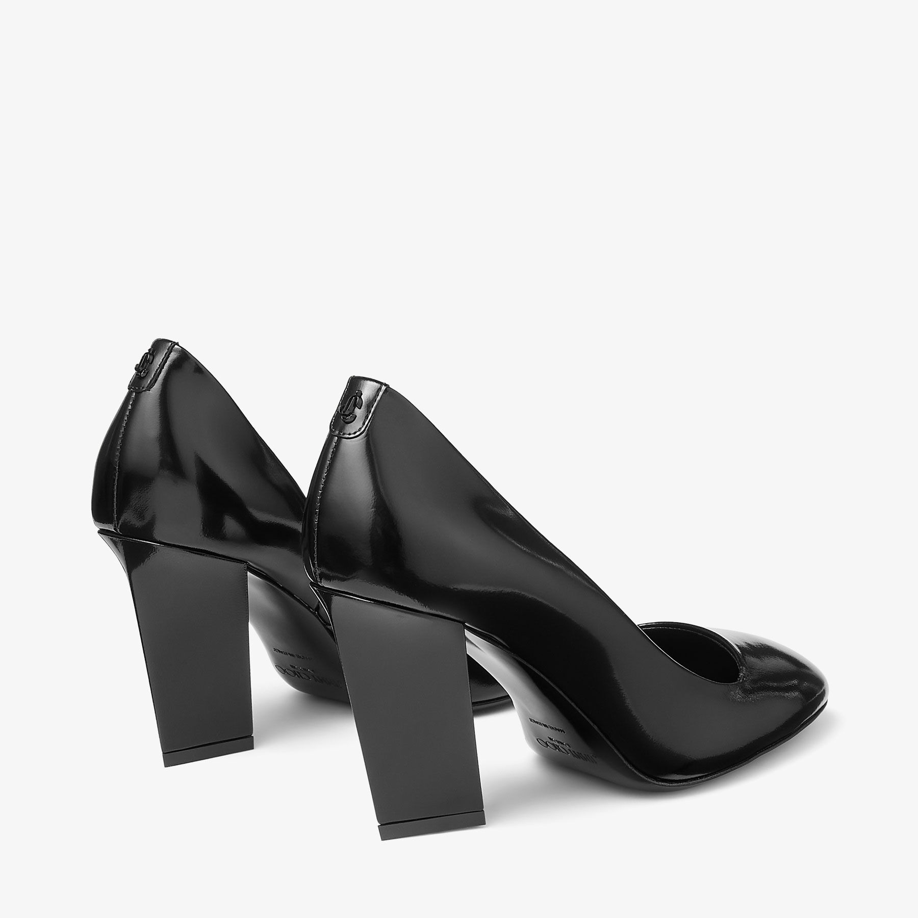 Farren 85
Black Soft Spazzolato Leather Pumps - 6