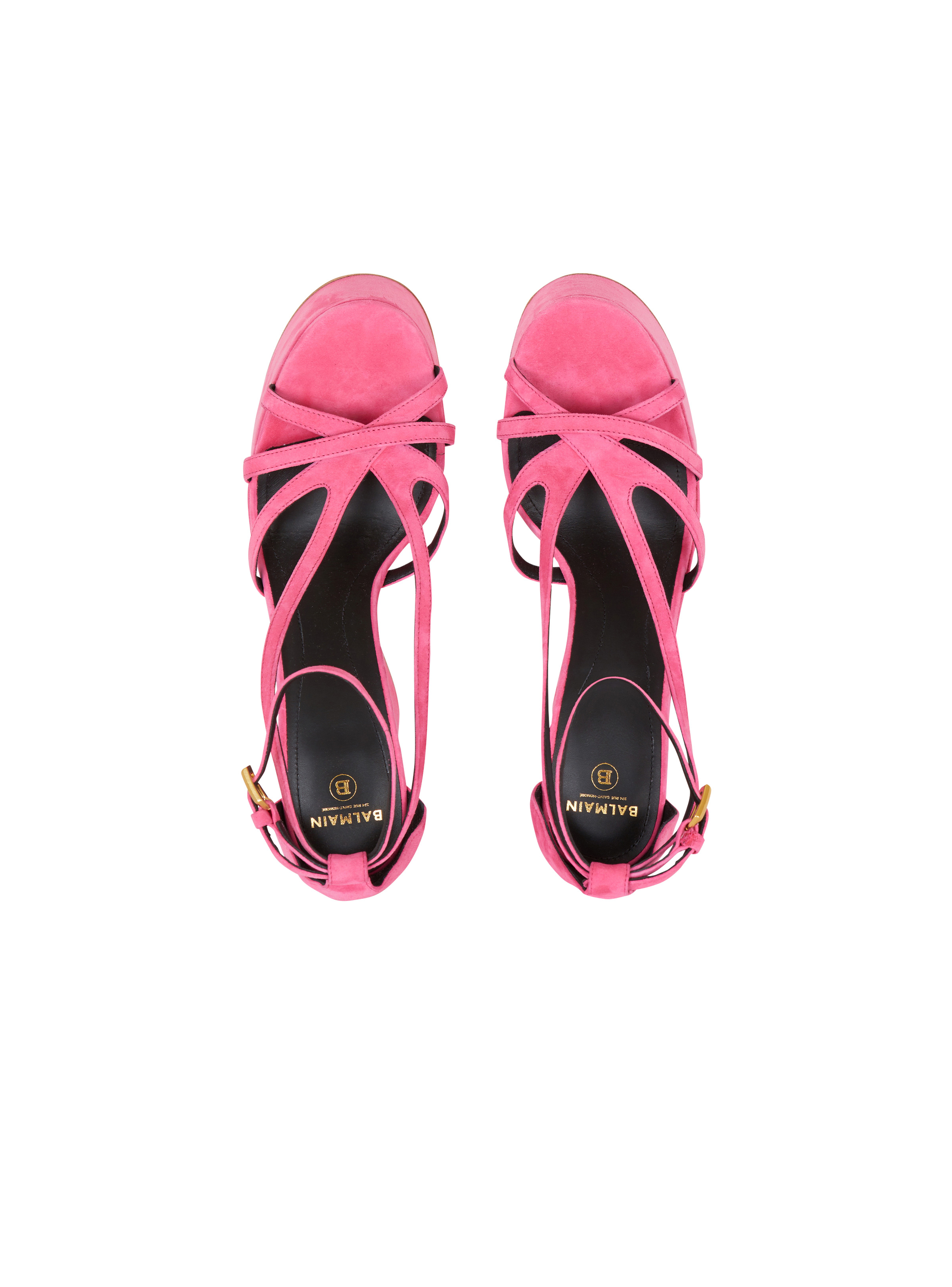 Cam suede platform sandals - 3