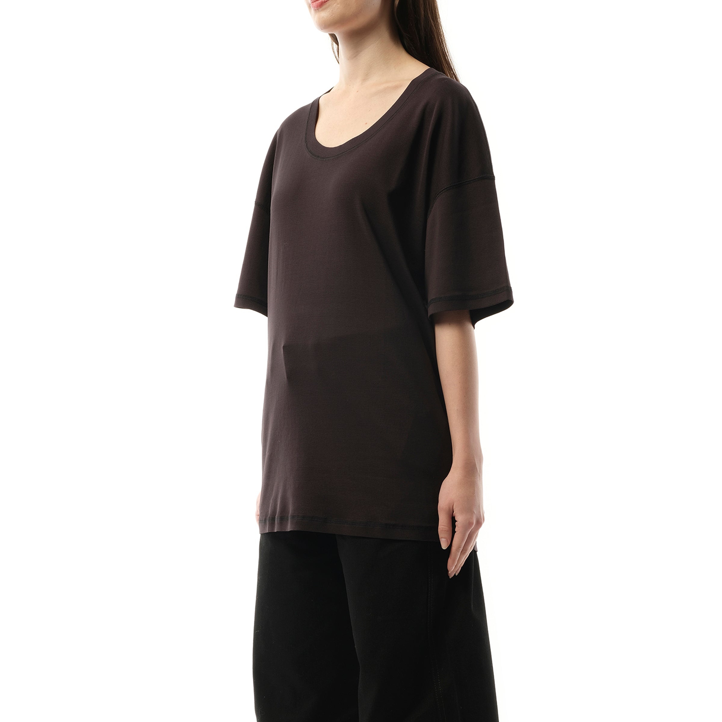 Rib T-Shirt in Squid Ink - 5
