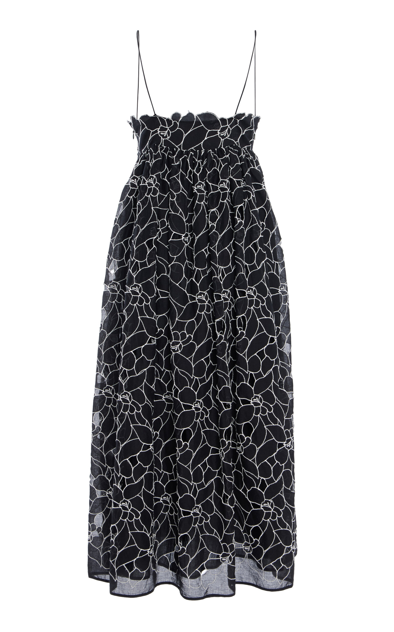Marina Cotton Dress black - 5