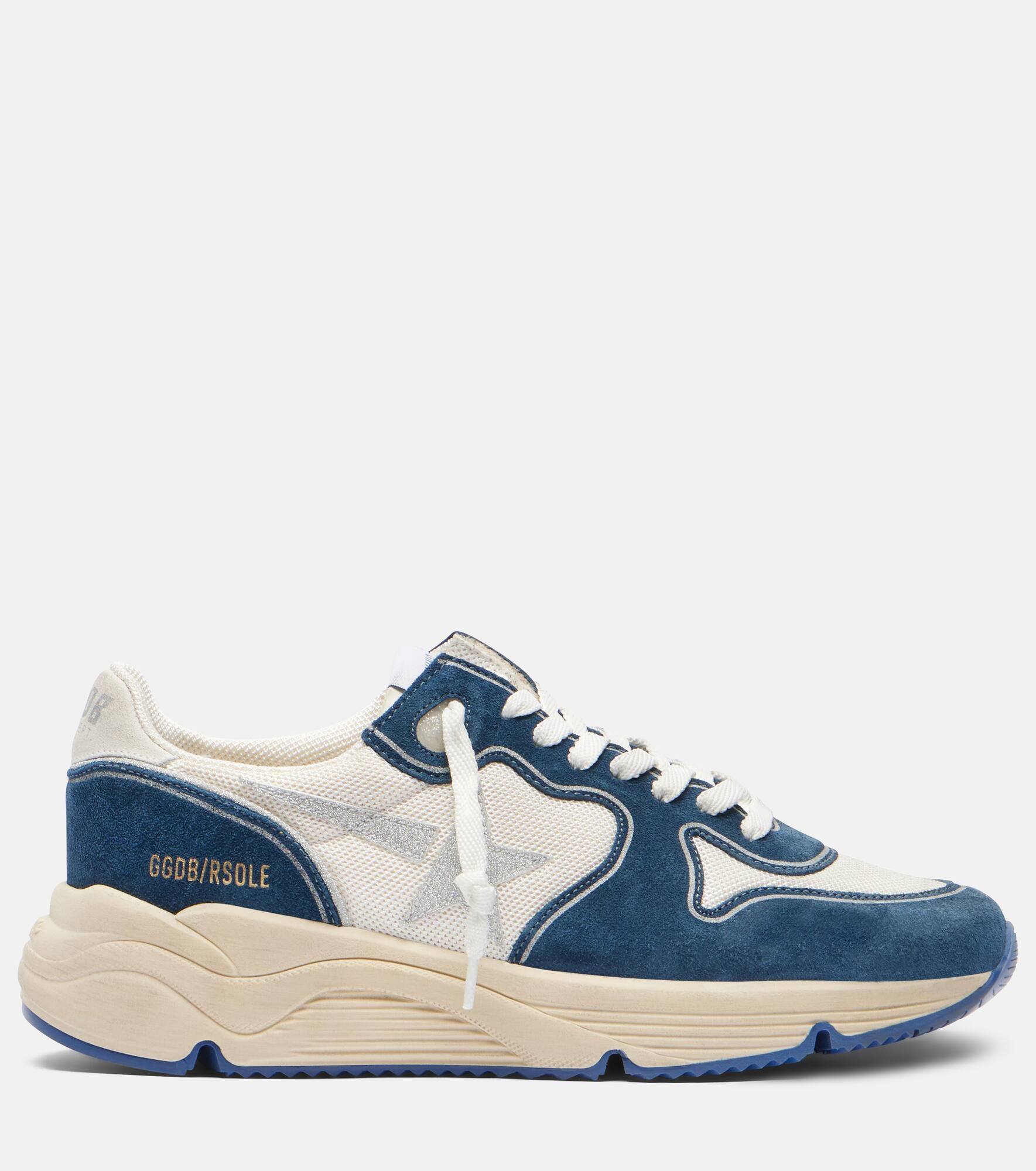 Running Sole suede-trimmed sneakers - 4