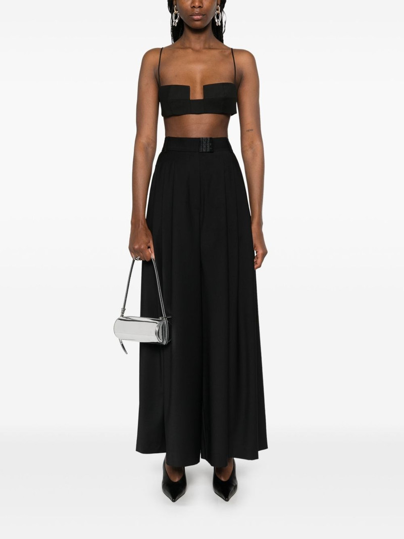 BEVZA square-neck crop top outlook