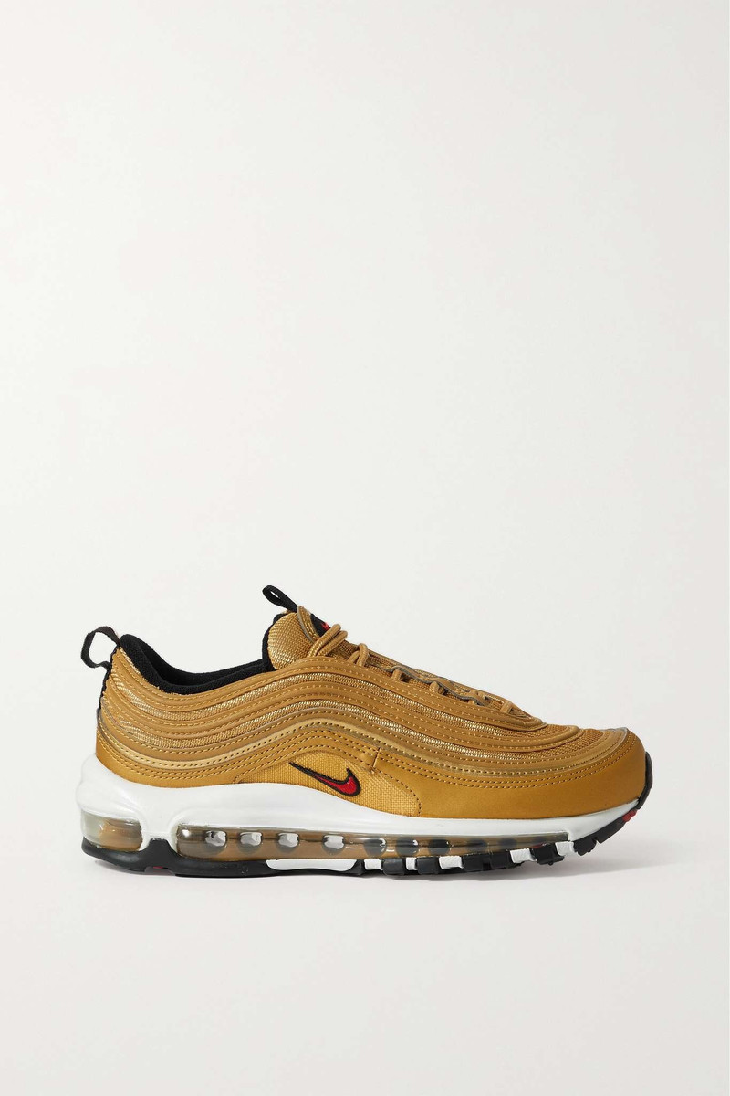 Air Max 97 metallic mesh and faux leather sneakers - 1
