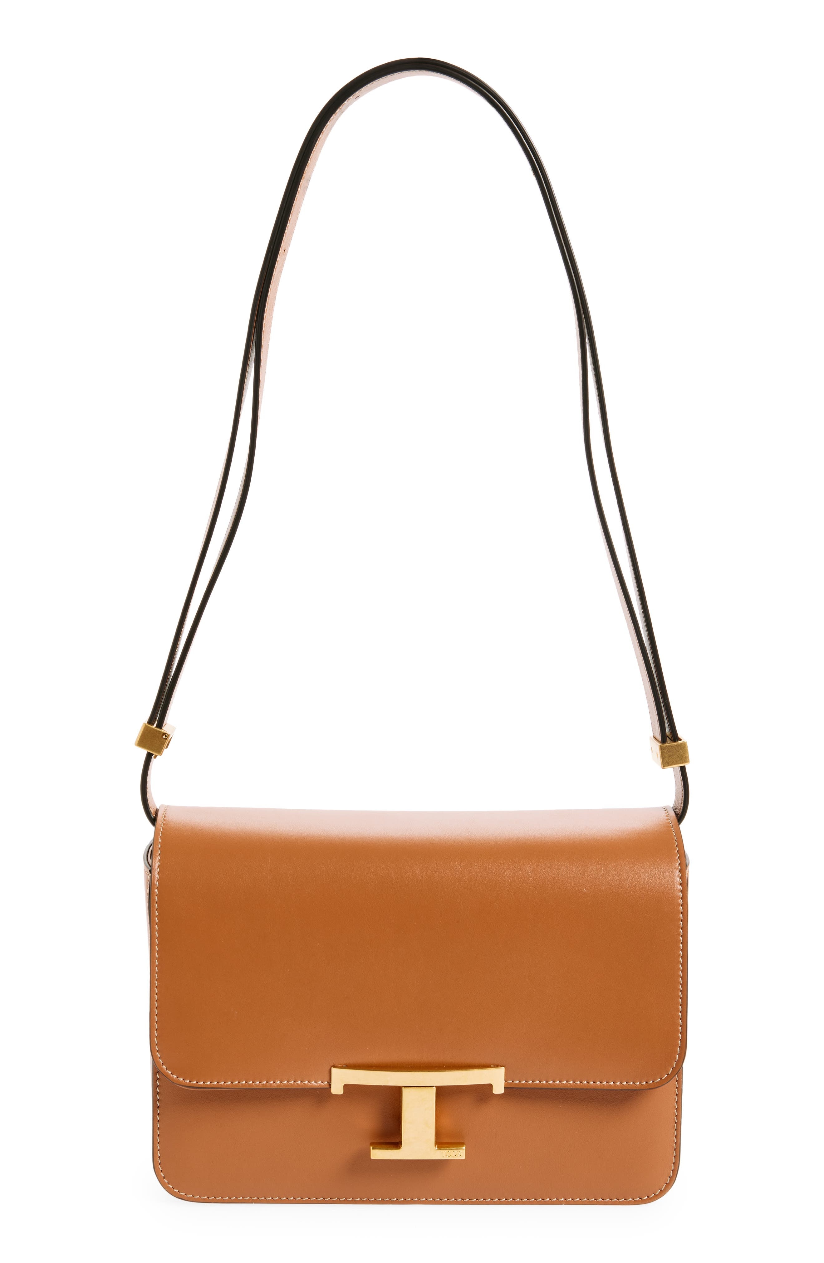 Tod's Mini T-Timeless Leather Shoulder Bag in Kenia Scuro at Nordstrom - 1