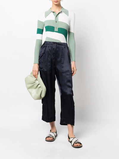 Aspesi cropped wide-leg trousers outlook