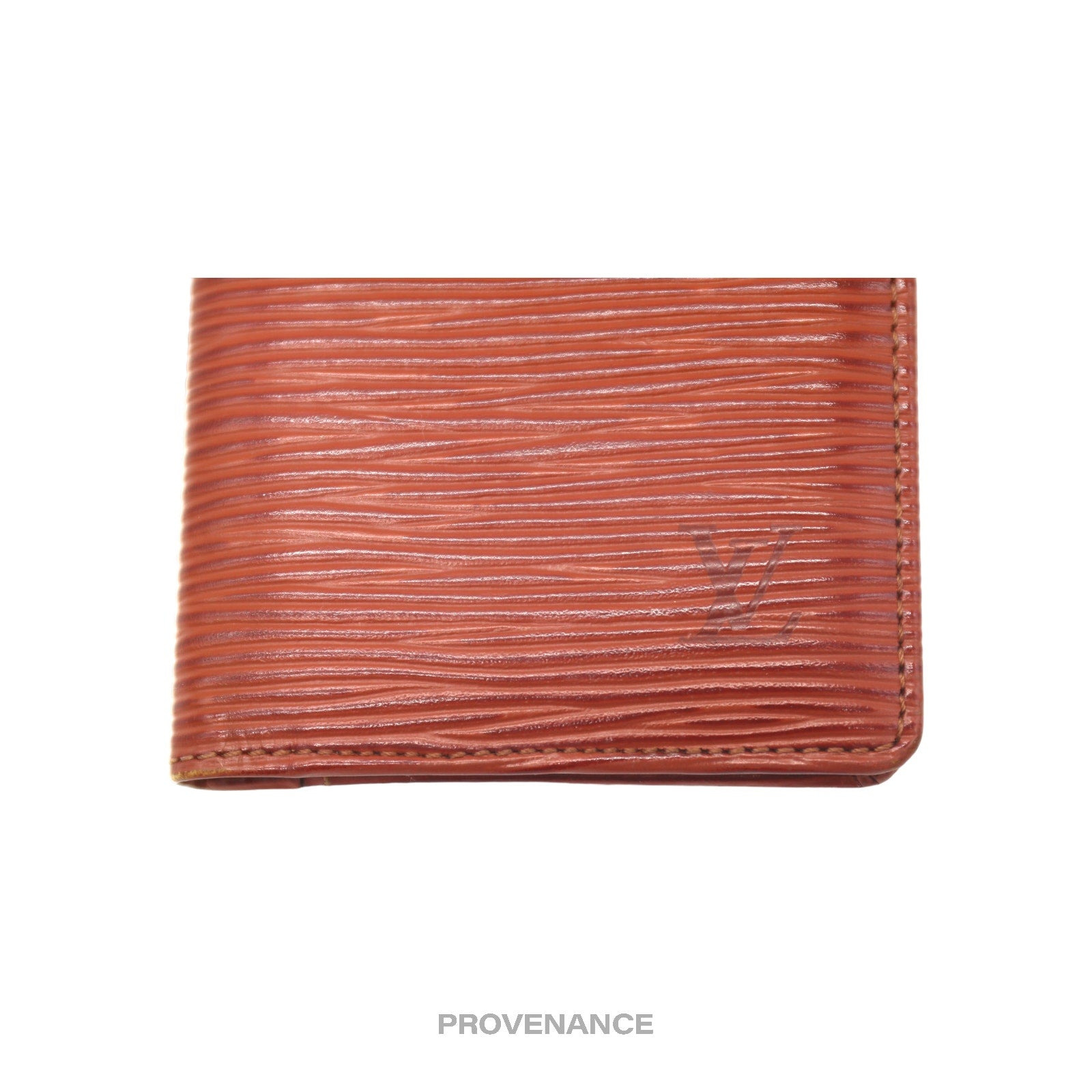 Louis Vuitton Pocket Organizer Wallet - Fawn Epi Leather - 6