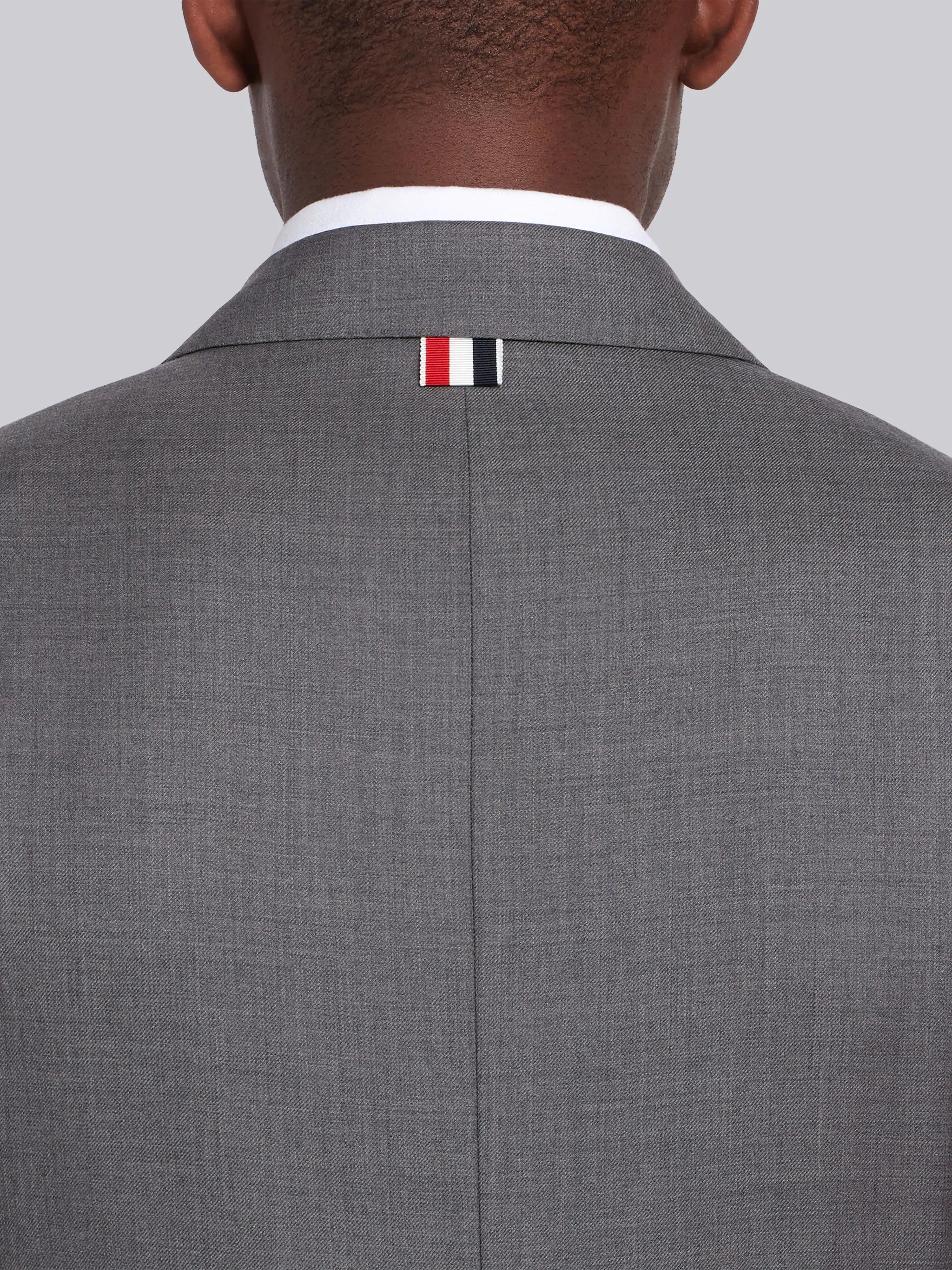 Medium Grey Super 120s Twill Classic Sport Coat - 5