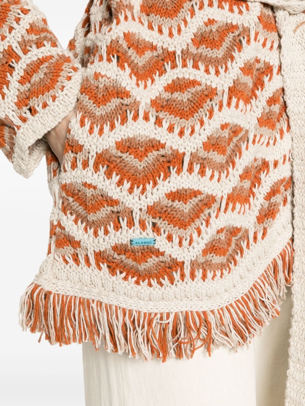 Hawa Mahal patterned-intarsia cardigan - 5