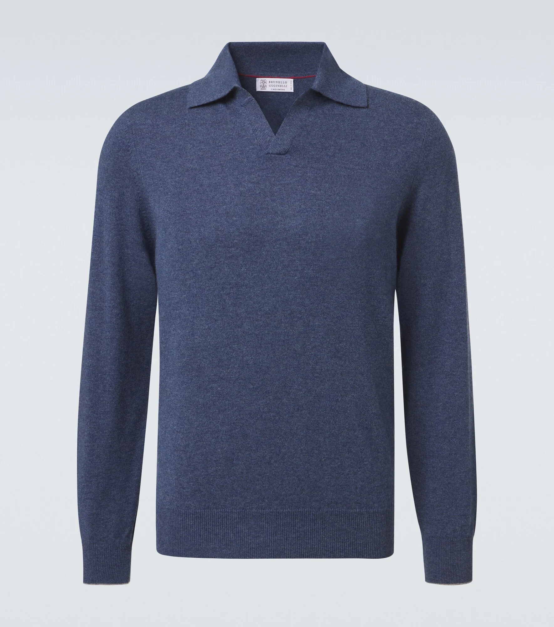 Cashmere polo sweater - 1