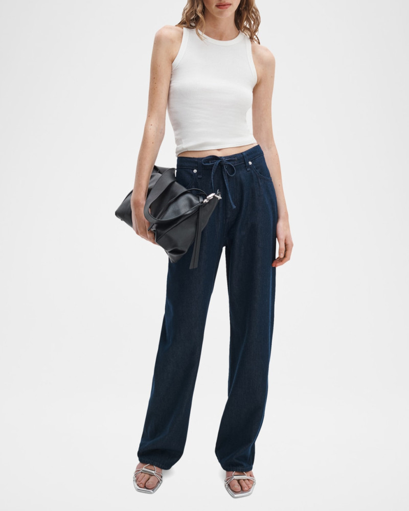 rag & bone Featherweight Phoebe Drawstring Wide-Leg Jeans outlook