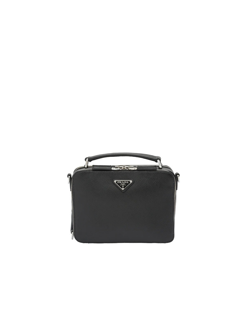 Prada Brique Saffiano Leather Cross-Body Bag 1