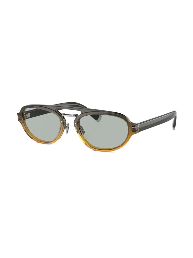 Brunello Cucinelli oval frame sunglasses outlook