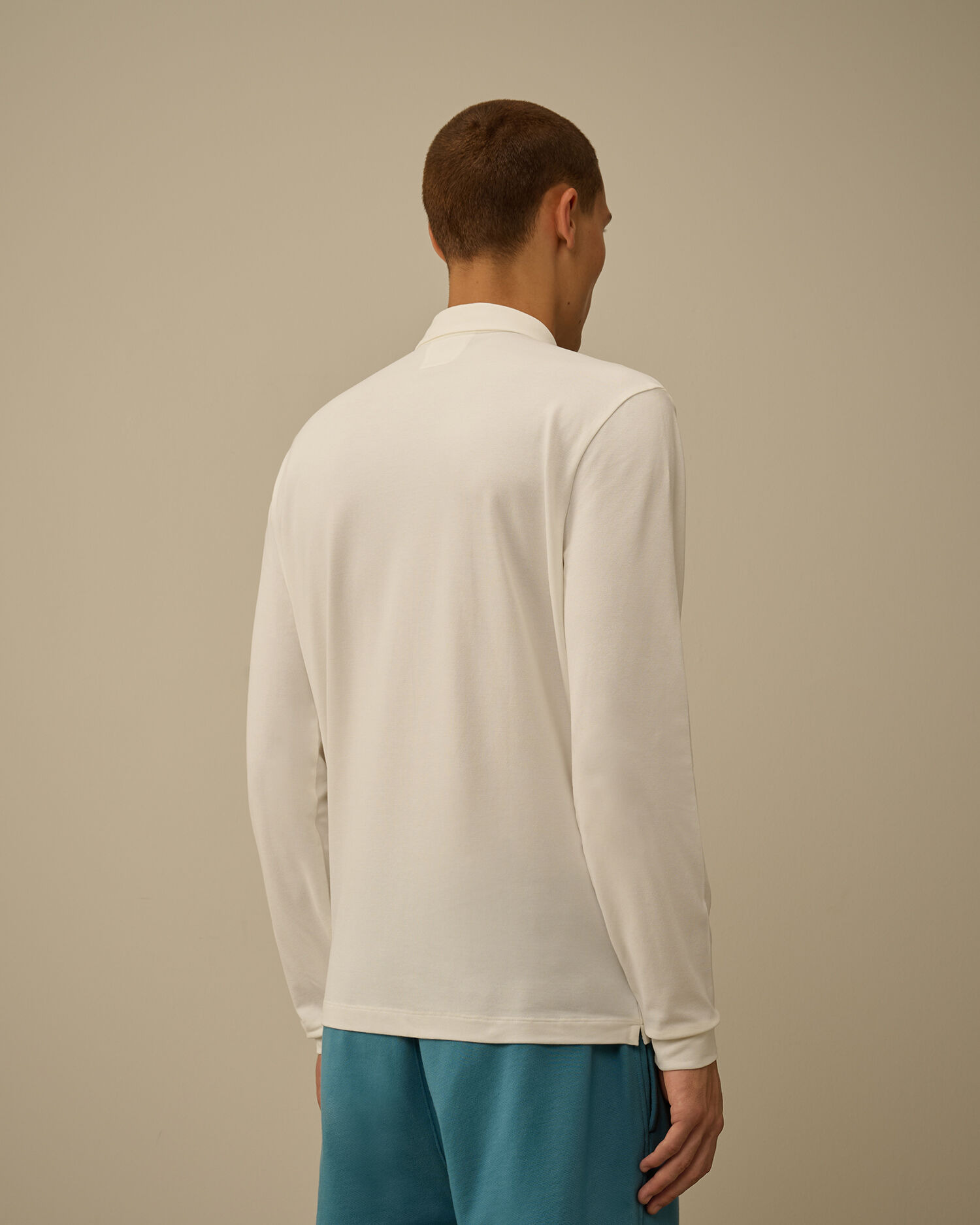 Stretch Piquet Long Sleeve Polo - 4
