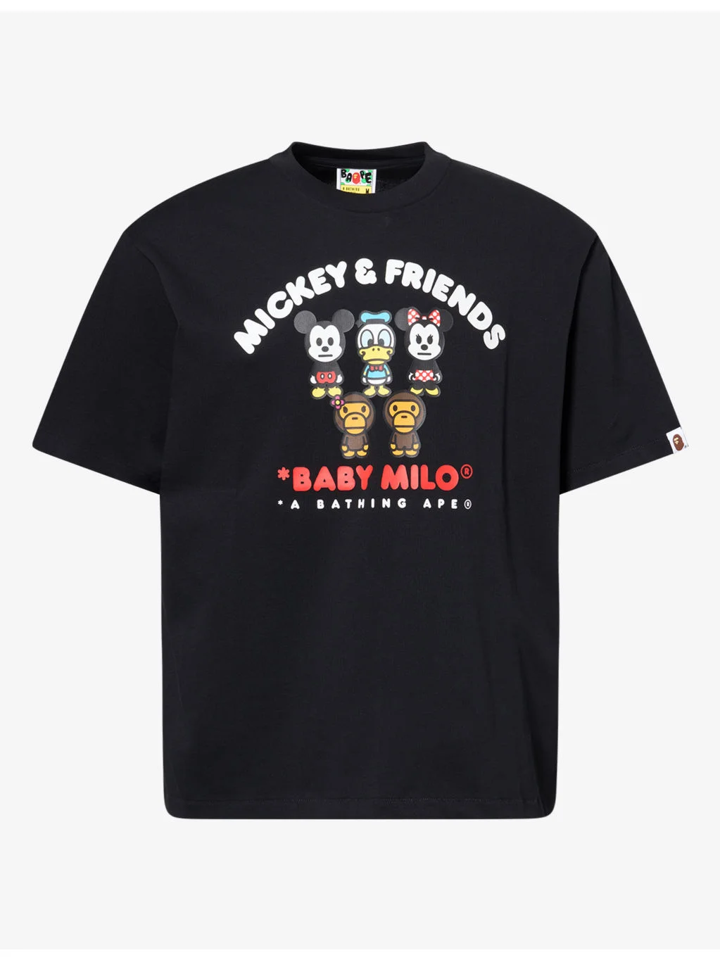 bape x disney Baby Milo Mickey & Friends Graphic Cotton-Jersey T-Shirt - 1