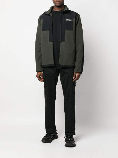 Marcelo Burlon County Of Milan logo-print zip-fastening jacket outlook