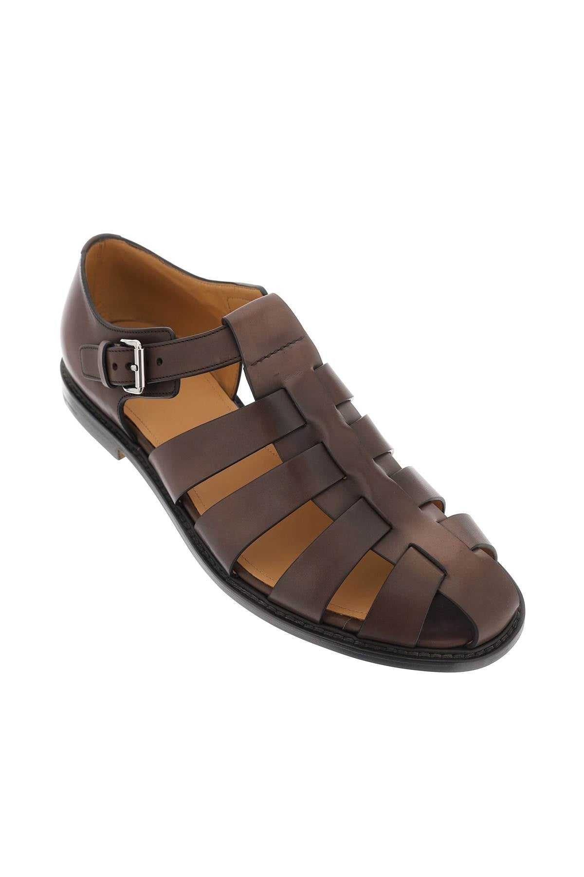 Church's Leather Fisherman Sandals | wananluxury | REVERSIBLE