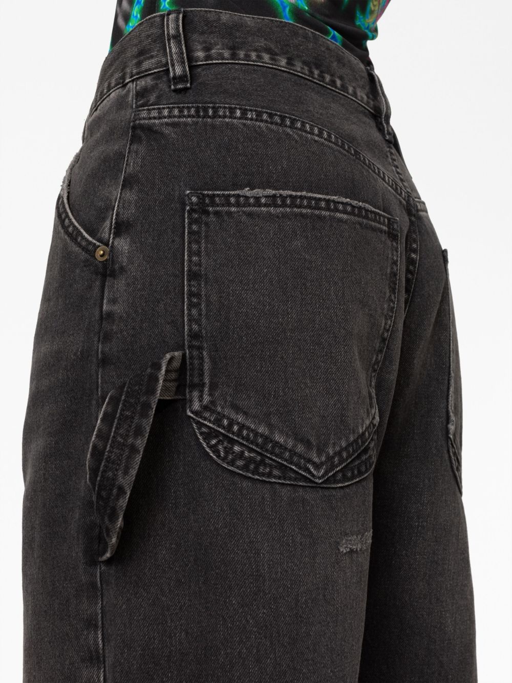 wide-leg carpenter jeans - 3