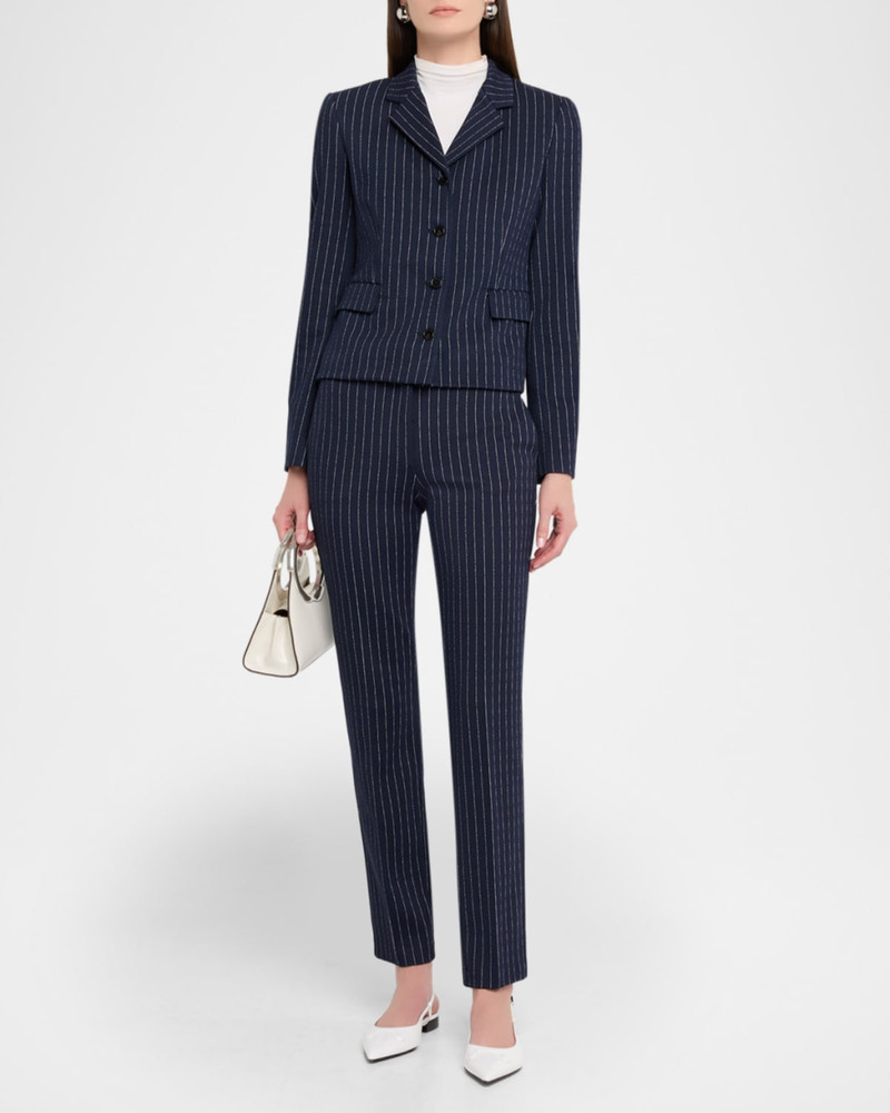 Theory Pinstripe Slim Pants outlook
