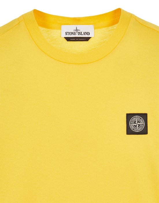 24113 GARMENT-DYED 60/2 COTTON JERSEY  YELLOW - 3