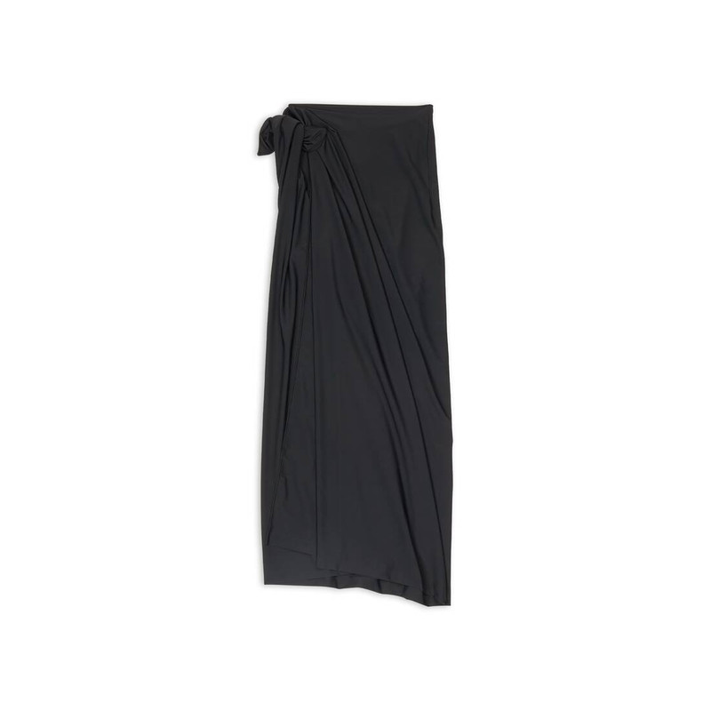 Women's Pareo Skirt in Black 1