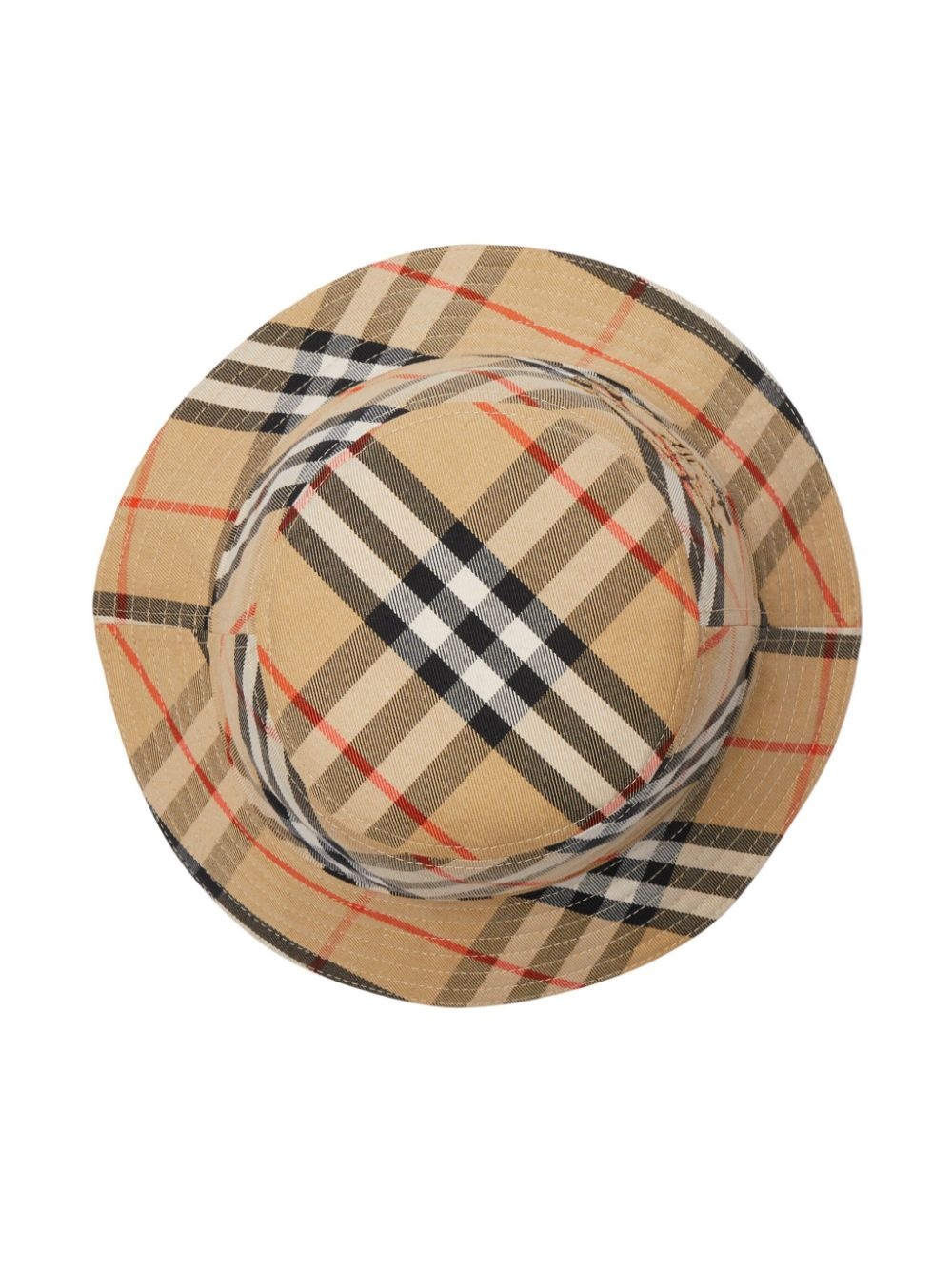 Vintage Check-pattern bucket hat - 3
