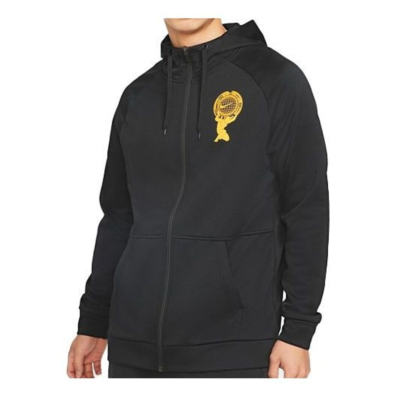 Nike Therma Full-length zipper Cardigan Training hoodie Black CV7734-010 - 1