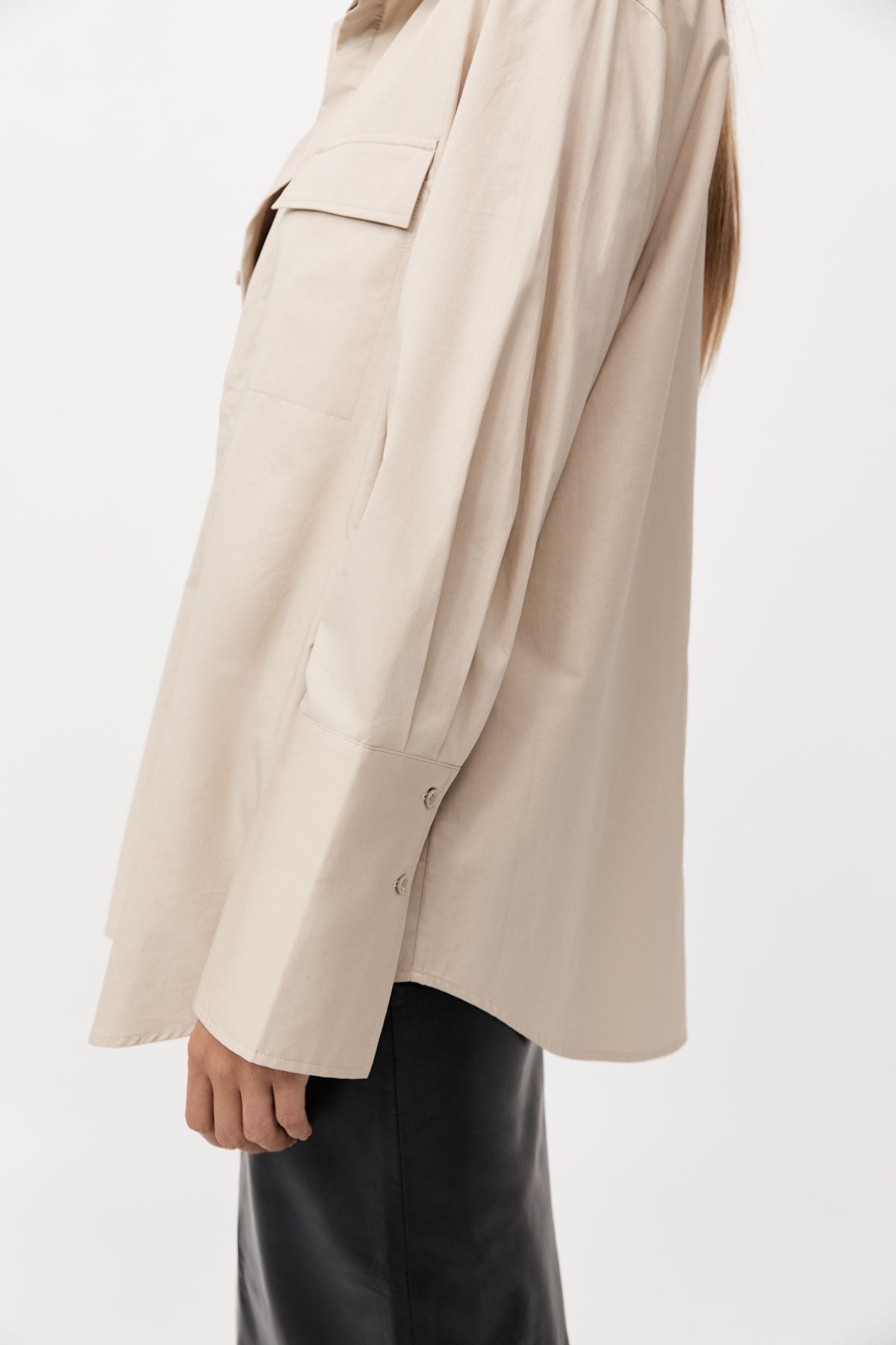 Classic Utility Shirt - Champagne - 3