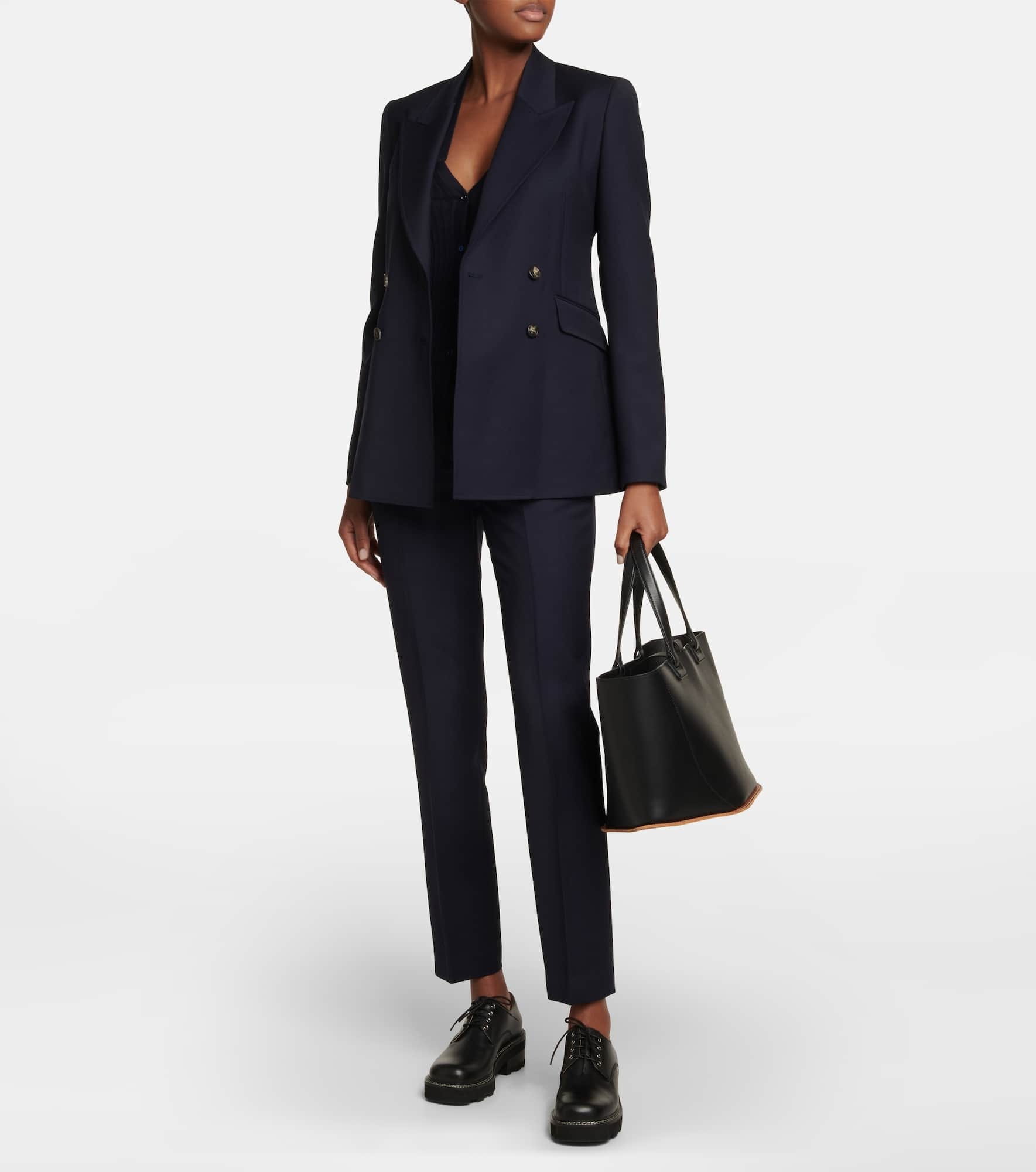 High-rise wool pants - 2