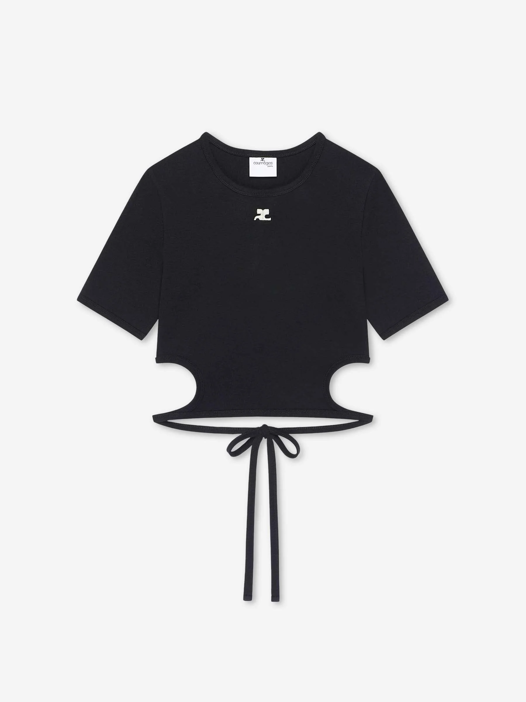 T-SHIRT WITH TIE - 1