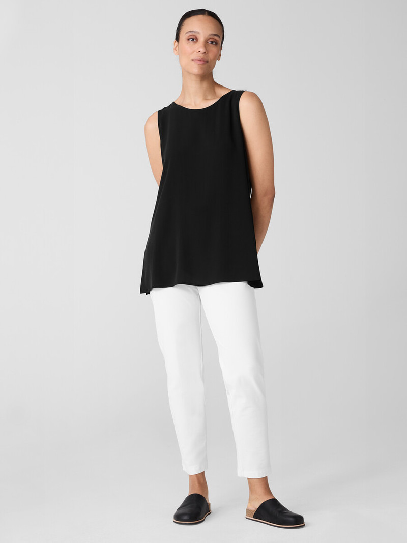 EILEEN FISHER Washable Stretch Crepe Slim Pant outlook