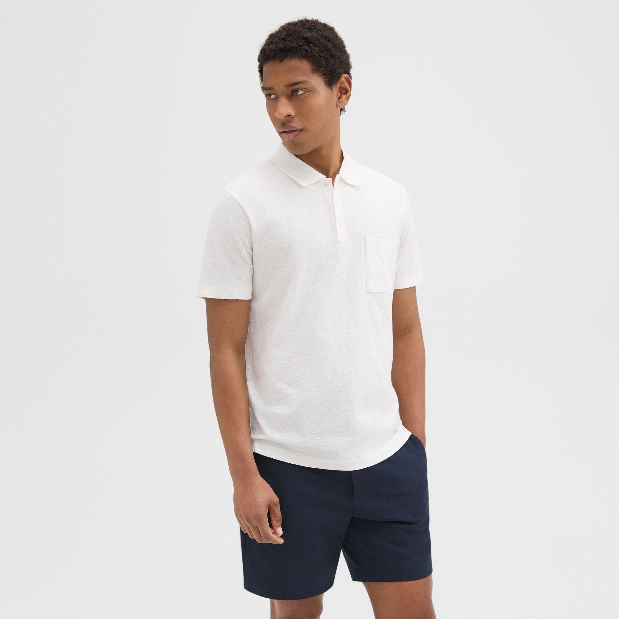 Bron Polo Shirt in Slub Cotton - 3