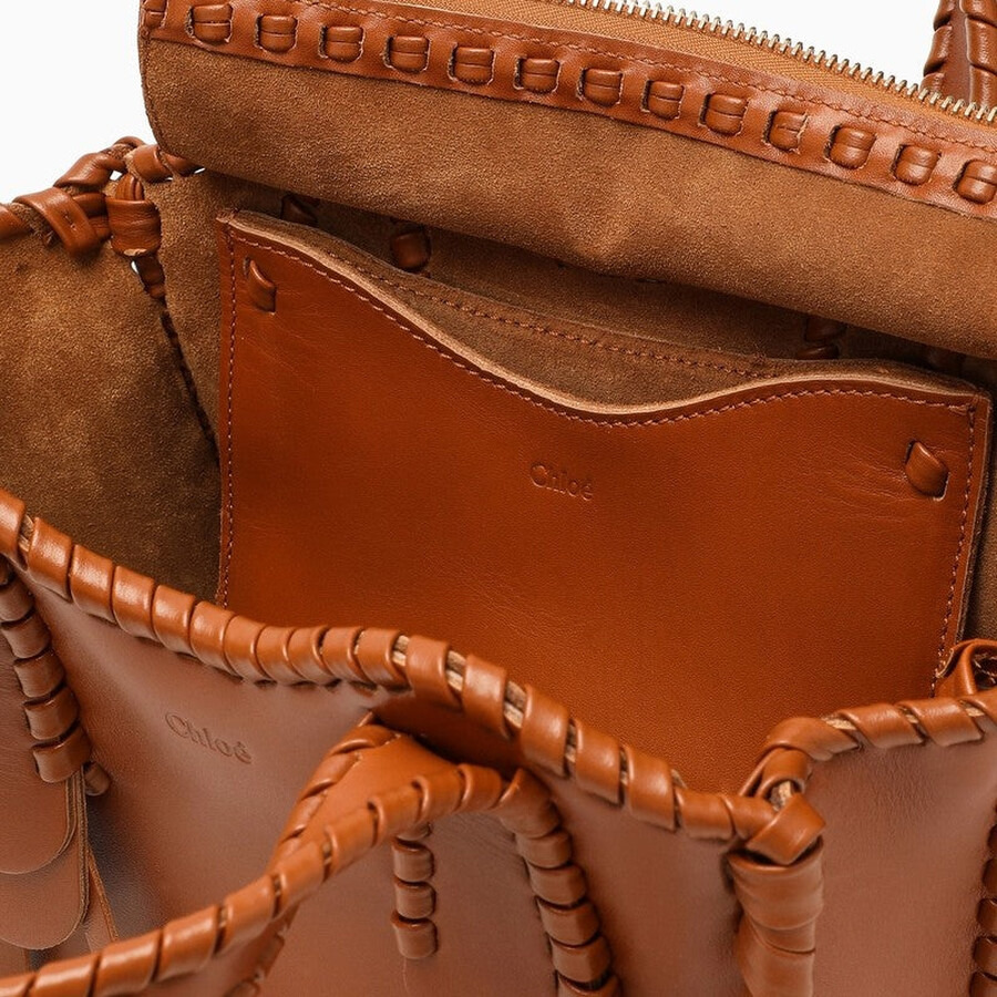Chloe Caramel Mony Small Tote Bag - 3